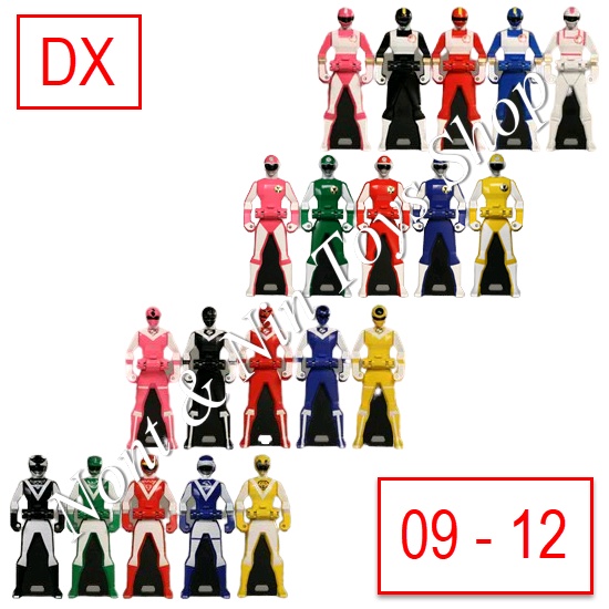 Gokaiger DX Ranger Key เรนเจอร์คีย์ ขบวนการโกไคเจอร์ ชุดที่ 3 เซนไต ลำดับที่ 9-12 (Changeman,Flashma