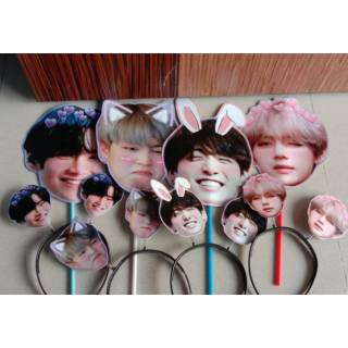 ที่คาดผม ลาย Bts tuing tuing headban Jimin Jung kook V Taehyung Unofficial