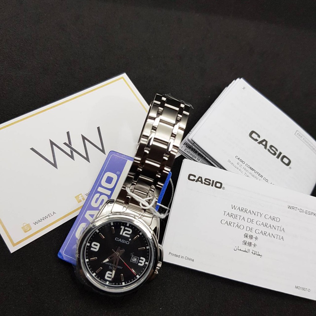 ของแท้ นาฬิกาข้อมือ Casio ผู้หญิง รุ่น LTP-1314 (สายสแตนเลส)