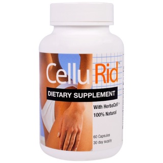 BioTech, CelluRid, 60 Capsules อาเสริมกำจัดเซลลูไลท์ ไขมันส่วนเกินตามผิวหนัง