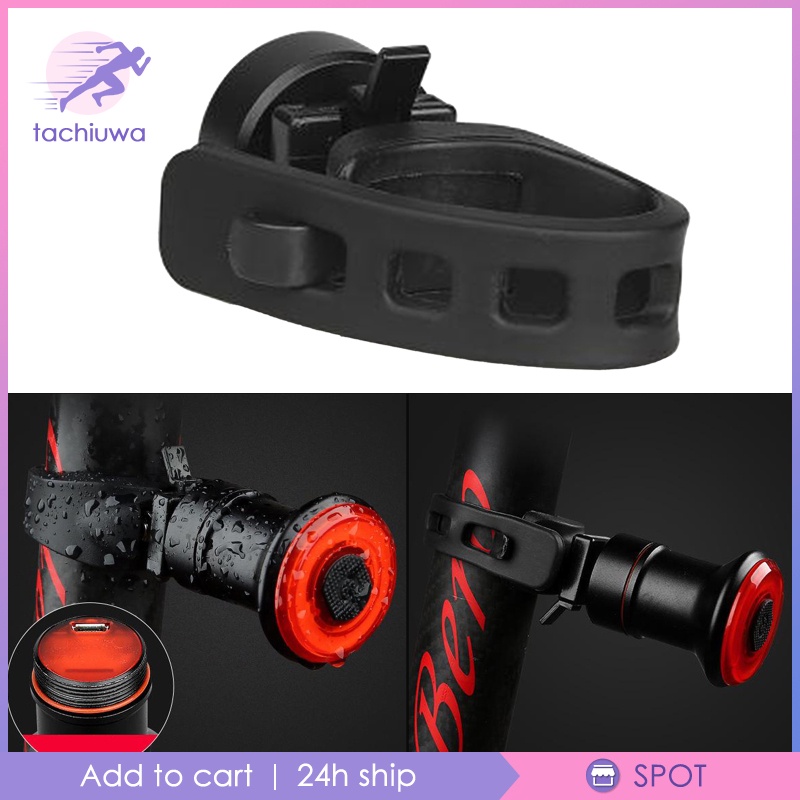 Aluminum Alloy Bicycle Brake Sensing Smart Rear Light for Saddle #8