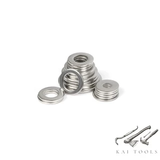 แหวนอีแปะสแตนเลส 304 แหวนรองน็อต แหวนขนาด2mm-24mm