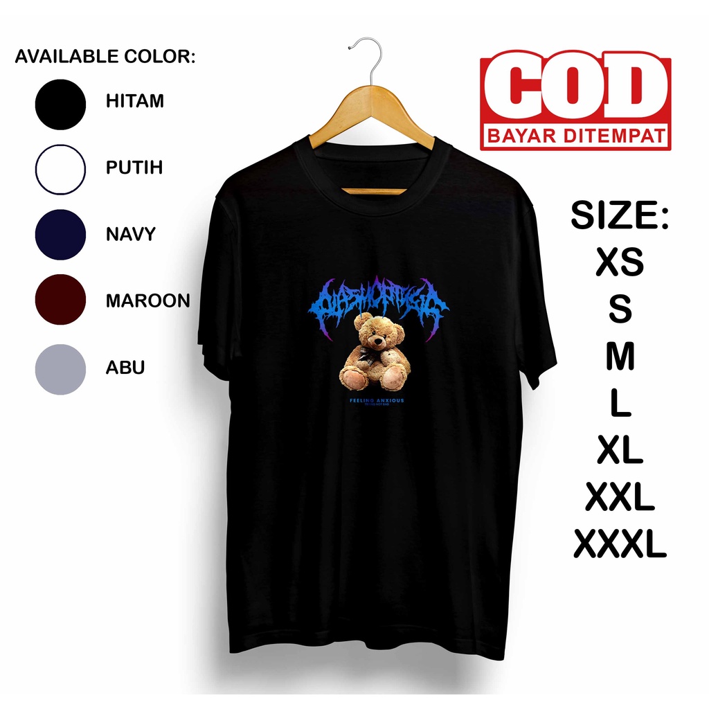 เสื้อยืด DISTRO | เสื้อยืด TEDDY BEAR | TEDDY BEAR พยายามไม่ใช่แบด