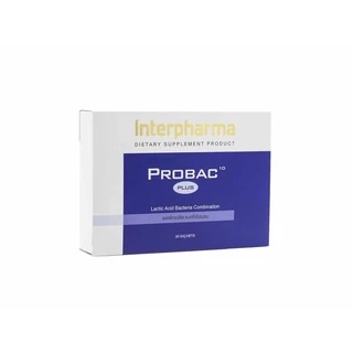 Interpharma Probac 10 Plus Lactic Acid Bacteria Combination แลคติกแอซิด แบคทีเรียผสม ( 30 sachets )