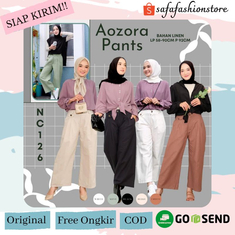 กางเกง Aozora / LINEN TROUSERS