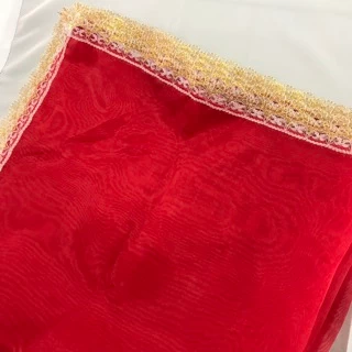 ผ้าห่อสินสอด ผ้าไหมแก้ว ห่อพิธีการต่างๆ ขนาด 75x75 เซนติเมตร