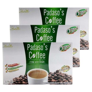 Padasos Coffee กาแฟพาดาโซ่ กาแฟลดน้ำหนัก 10 ซอง (3กล่อง)