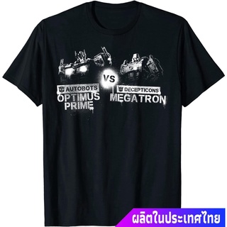 ผู้ชายและผู้หญิง Transformers: War For Cybertron Optimus Prime Vs. Megatron T-Shirt newS-5XL