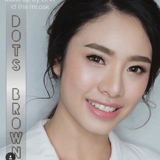 Dot Brown TATOTO Contact Lenses  คอนแทคเลนส์ #15