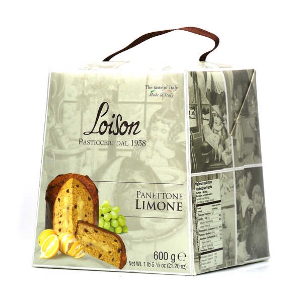 Loison Panettone Lemon 600g. ปาเน็ตโทน เลม่อน 600กรัม merry christmas