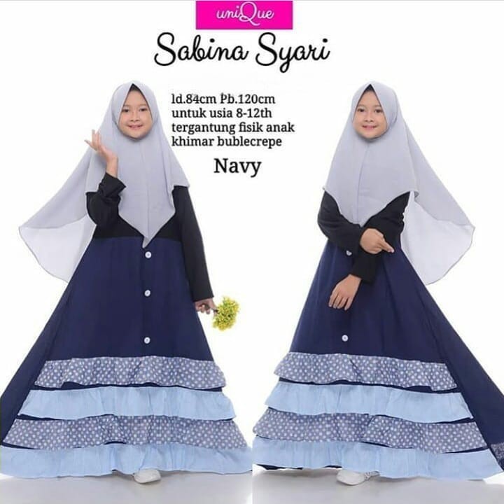 JM SABINA SYARI DRESS KIDS Gamis สําหรับ 9 - 12 YEARS Old ล่าสุด 2021 เสื้อผ้าเด็กผู้หญิง