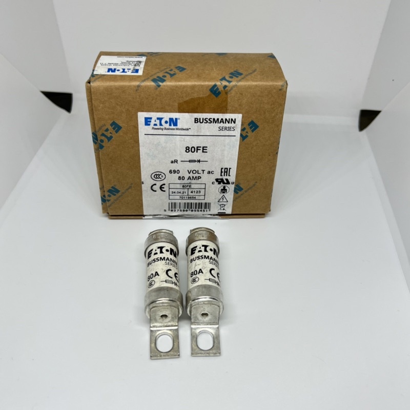 FUSE 80FE 80A 690VAC BUSSMANN แท้✅ราคาต่อ 1 ชิ้น✅ พร้อมส่งในไทย🇹🇭