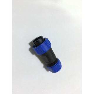 "WEIPU" Connector SP1310/P9 IIN 9pole 3A IP68, cable OD.5-8mm, สายไฟ0.75sq.mm ตัวผู้เกลียวในกลางทาง