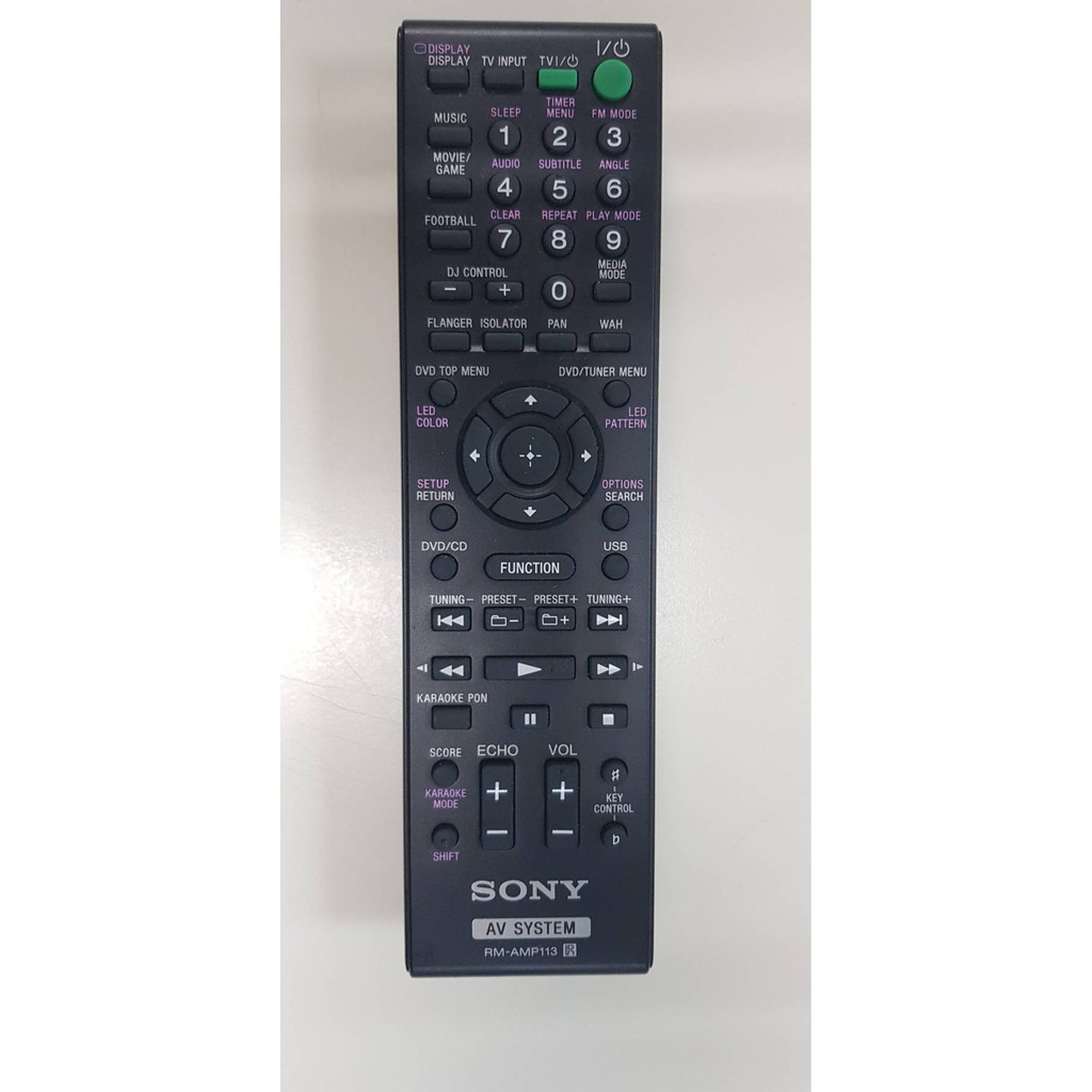 Remote AV System SONY รุ่น RM-AMP113