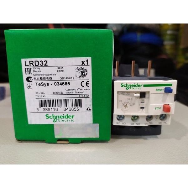 Schneider Thermal Overload Relay LRD32 LRD 32 23 - 32A 23 - 32 A
