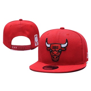 หมวกเบสบอล NBA Chicago Bulls ปรับขนาดได้ สไตล์ฮิปฮอป แฟชั่นฤดูร้อน 9HqZ