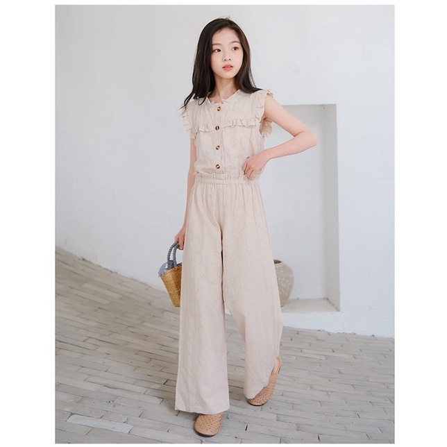 จั๊มปสูท เกาหลี สีครีม / E96 / 530