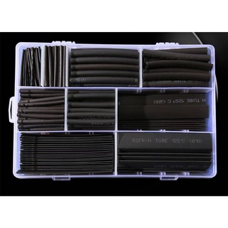 385pcs/Set Heat Shrink Tubing Tube Sleeving Kit Wire Wrap Assortment Shrinkable