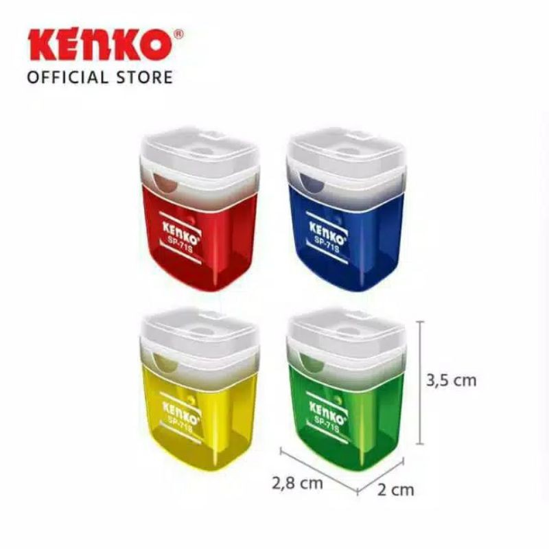 Kenko SP 71S กบเหลาดินสอสีสันสดใส