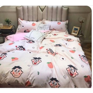 topshop_bed ชุดผ้านวม1 ชุด ครบ6ชิ้น ผ้าปู/ผ้านวม/ปลอกหมอน2/ปลอกหมอนข้าง2 ลาย #341