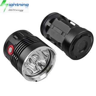 พร้อมส่ง ไฟฉาย LED ไฟฉาย 7 x CREE XM-L T6 Bikeโคมไฟ+ 4x18650แบตเตอรี่+ 1xชาร์จ