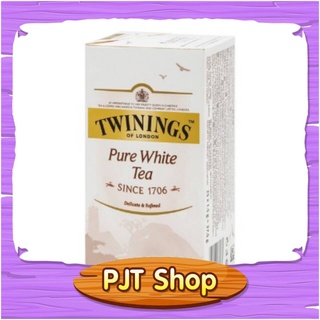 ชา ทไวนิงส์ เพียว ไวท์ ที กล่อง 25 ซอง Twinings Pure White Tea pack 25