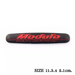 โลโก้ modo โมดู HONDA โลโก้ โลโก้ติดรถ โลโก้พลาสติก 11.3 cm. x 2.1 cm.