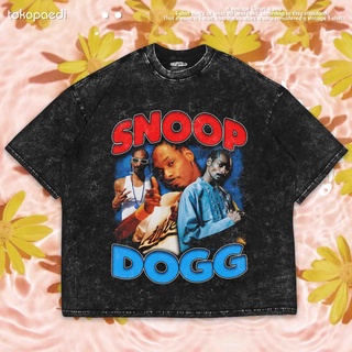 เสื้อยืดผ้าฝ้ายพิมพ์ลายขายดี เสื้อยืด ขนาดใหญ่ พิมพ์ลาย SNOOP DOGG | เสื้อยืด ขนาดใหญ่ | เสื้อยืด พิมพ์ลายซักผ้า | หินล้