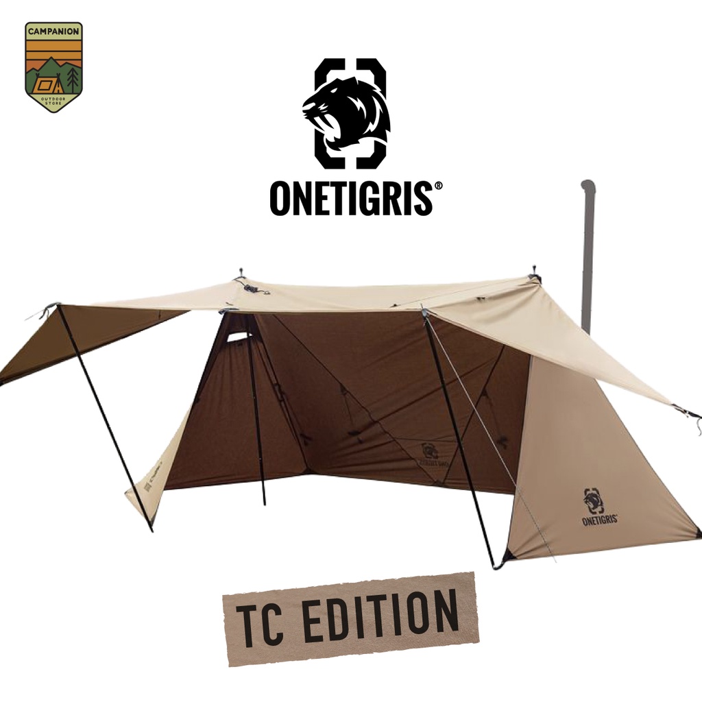 Onetigris Roc Shield Bushcraft Tent (TC) เต็นท์บุชคราฟ ผ้าTC ประกันร้านและบริษัท (CE-BHS04-TC)