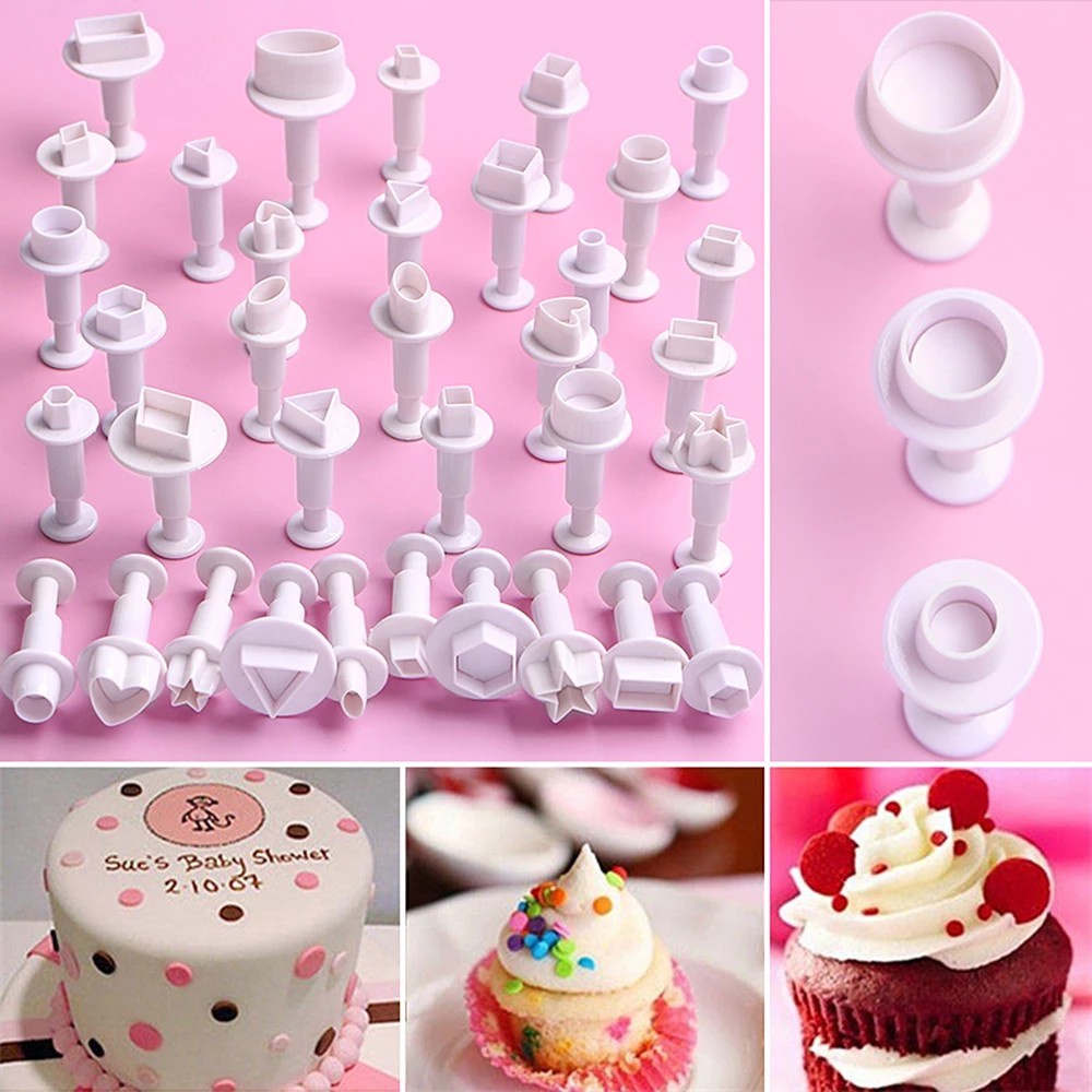 แม่พิมพ์ตัดเค้ก คุกกี้ ฟองดองท์ รูปดาวนูน DIY สําหรับตกแต่งเค้ก เบเกอรี่