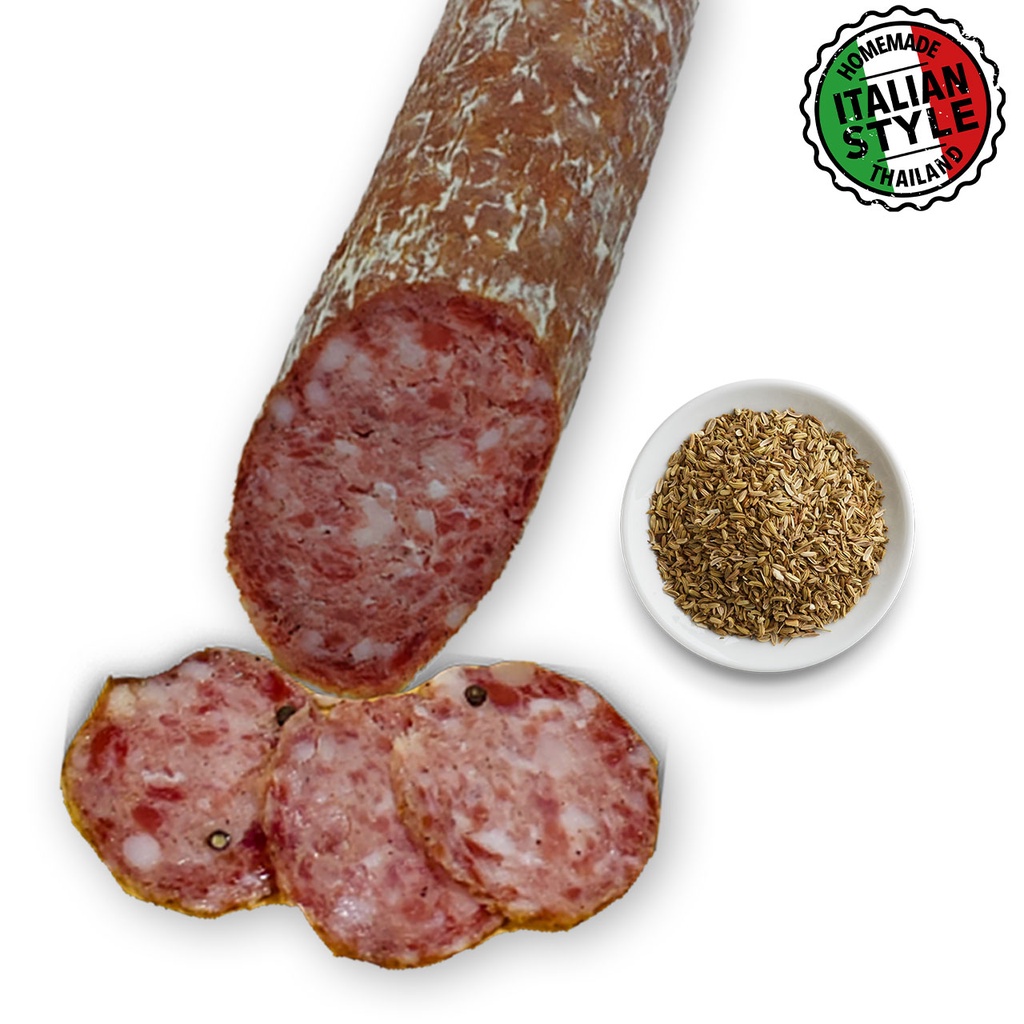 Salami FINOCCHIONA Homemade | ซาลามี่ช่างฝีมือ | Italian-style cured traditional FINOCCHIONA and SLI