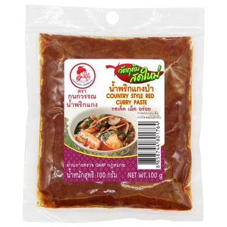 แกงป่า น้ำพริกแกงป่า 100 g ตรากนกวรรณ (รสเด็ด เผ็ด อร่อย)