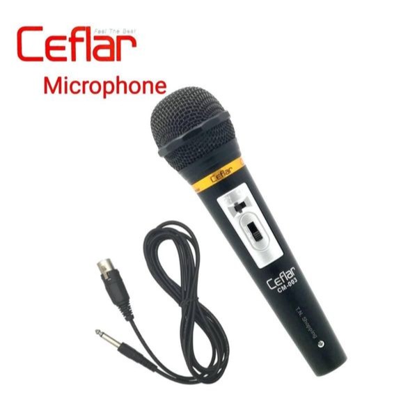 ไมค์โครโฟน Ceflar  Dynamic Microphone With Cable รุ่น CM-003