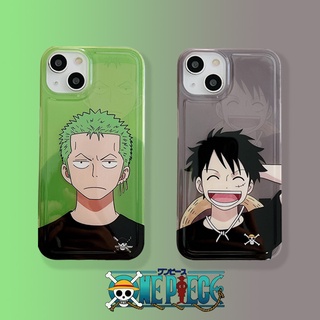 เคสโทรศัพท์มือถือ ลายลูฟี่ โซโร ONEPIECE คุณภาพสูง สําหรับ iPhone 14 13 12 11 Pro Max 11