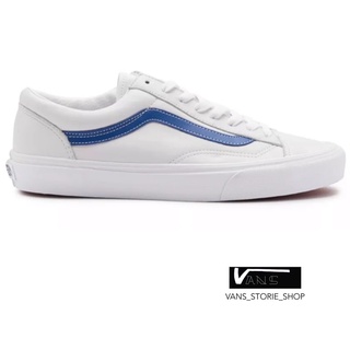 VANS STYLE 36 LEATHER POP BLUE TRUE WHITE SNEAKERS สินค้ามีประกันแท้