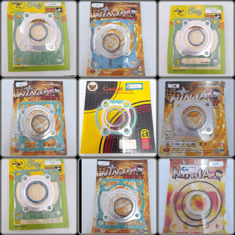 ประเก็นชุดบน(รวมรุ่น)เทียร่า,JR120,ZR,สปีด(SPEED),RXK,RXS,RX100,RXZ,Y100/mate100/เบล100/R