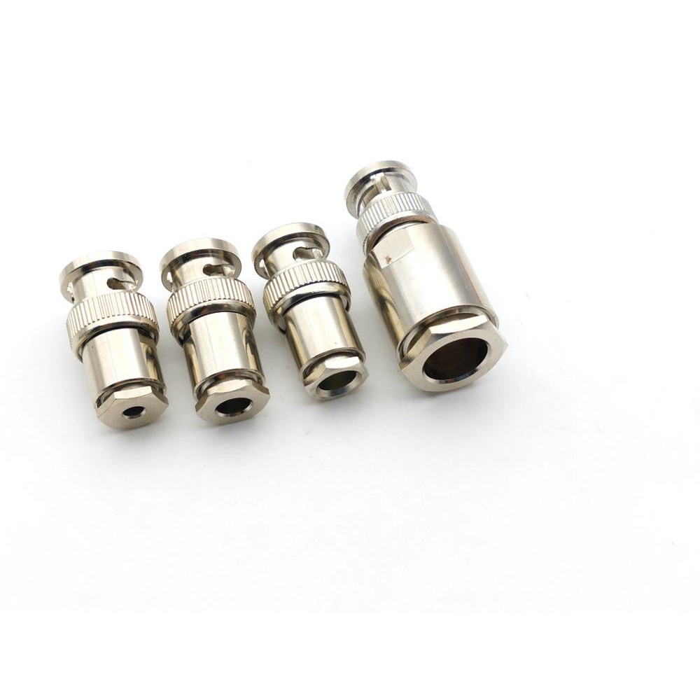 10pcs BNC CONNECTOR COPPER BNC Clamp Plug adap[ter for RG 316 RG58 RG59