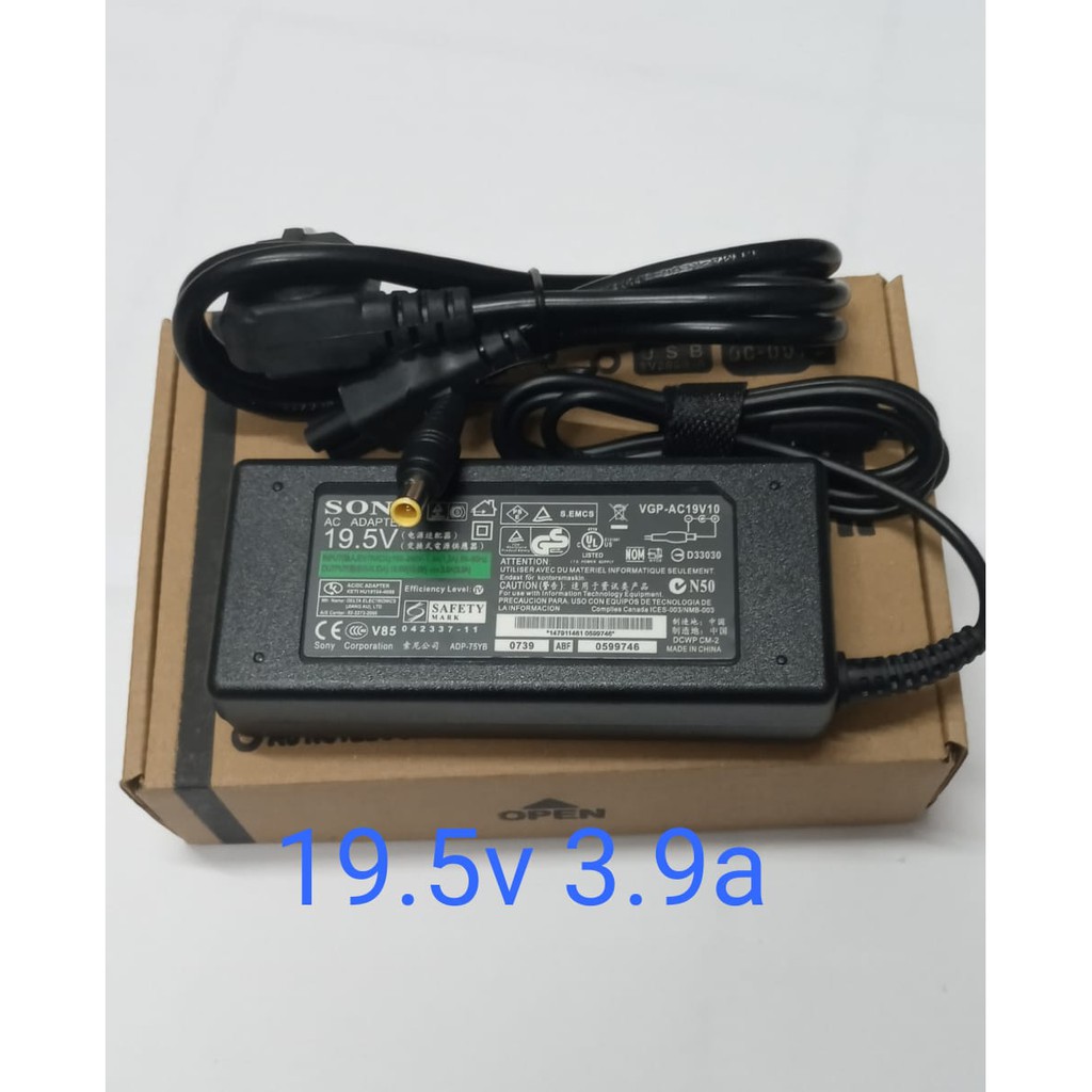 SONY Bravia 40 นิ้ว LED LCD TV Charger KDL-40W600B KLV-32EX330 KLV-32BX320 KLV-32BX311 19.5V ~3.9A