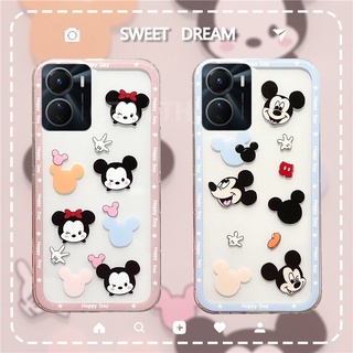 พร้อมส่ง ใหม่ เคสโทรศัพท์มือถือใส แบบนิ่ม ลายการ์ตูนมินนี่ กันกระแทก สําหรับ VIVO iQOO Z7x iQOOZ7 5G 2023 iQOOZ7x iQOO Z7