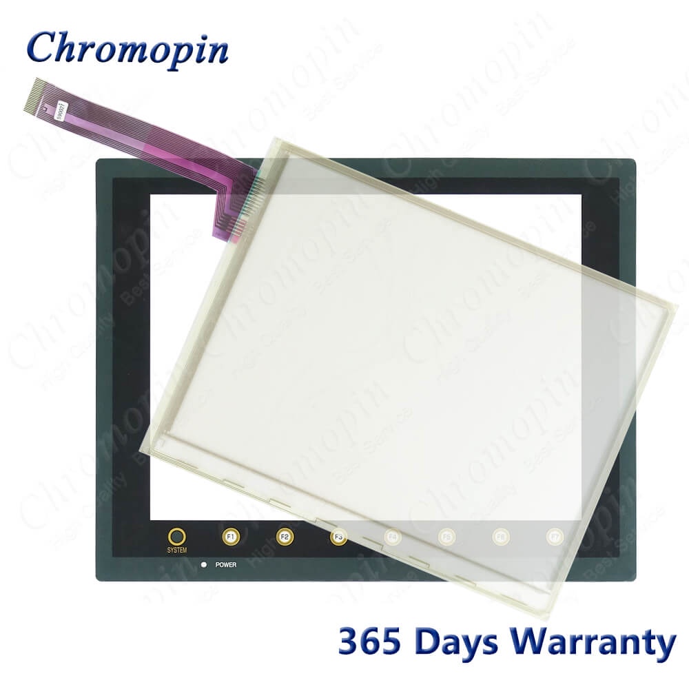 หน้าจอสัมผัสแผง Glass Digitizer สําหรับ Hakko V712S V712SD V712iS V712iSD หน้าจอสัมผัสพร้อมฟิล์มป้อง