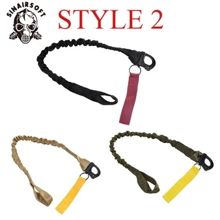 Sinairsoft Outdoor Mountaineering Camping ร่มเชือกสลิงยุทธวิธีมัลติฟังก์ชั่นความปลอดภัย Lanyard Rescue Sling