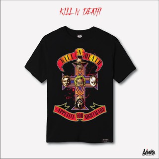 เสื้อยืด Bads Project #NEW !!! เสื้อสกรีนลาย Kill Death สีดำ N28