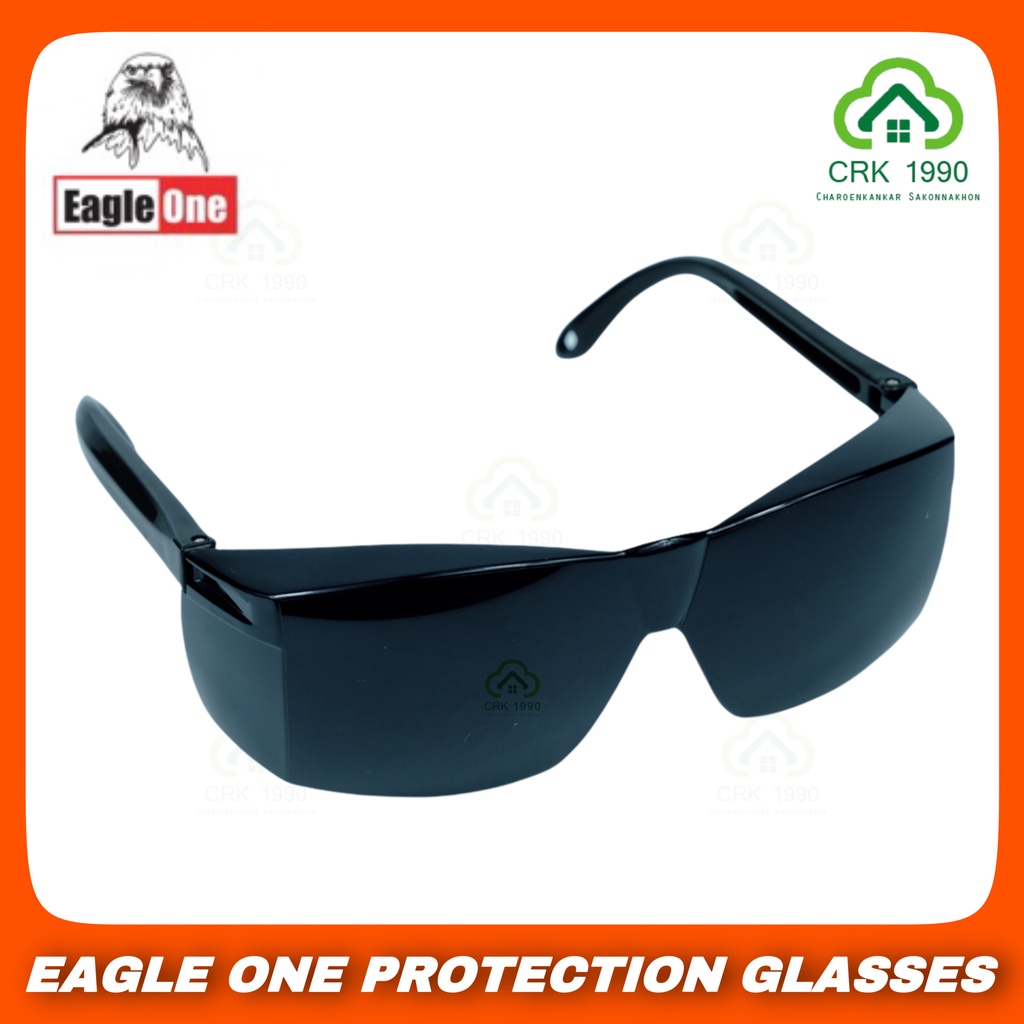 (ราคา/ชิ้น) EAGLE ONE รุ่น G3000 แว่นเชื่อม แว่นตา อ๊อก ดำเชื่อม เซฟตี้ กันลม กันสะเก็ต แว่นนิรภัย
