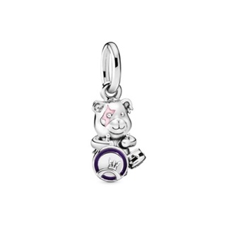 [พร้อมส่ง สินค้าแท้ 💯] Pandora Theodore Bear Punk Band Dangle Charm