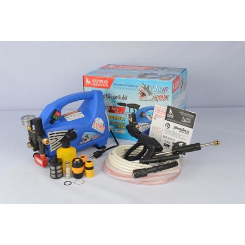 เครื่องฉีดน้ำแรง SUMO รุ่น BLUE SHARK 120 BAR 1500W - รูปที่ 4