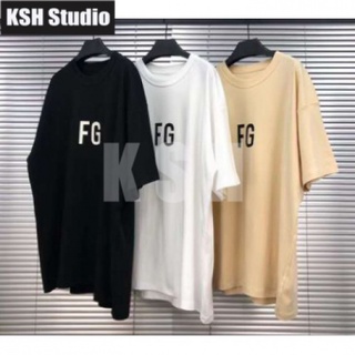 Fear of God T-shirt season 6th FG logo Classic oversized T-shirt bangtan stylish hip hop couple T-shirt