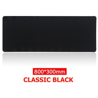 แผ่นรองเมาส์ขนาดใหญ่หลาย Classic Black ขนาด 80x30cm