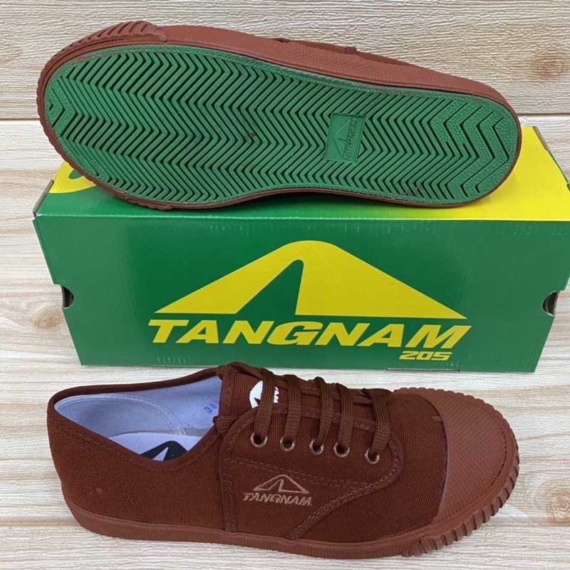 TangNam รุ่น 205 รองเท้าผ้าใบนักเรียน (ตังน้ำ) 31-45 สีขาว/ดำ/น้ำตาล