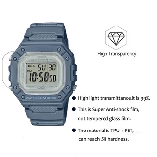 Yifilm ฟิล์มกันรอย PET กันระเบิด สําหรับสมาร์ทวอทช์ Casio Watch W-218h F-108 AE1200 1000 1300 3 ชิ้น