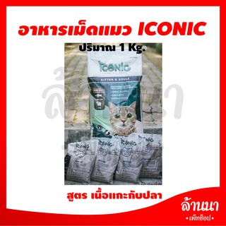 ICONIC Cat Food 1 kg. อาหารแมวพรีเมียม